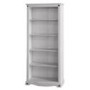 Corona Tall Bookcase in Whitewash