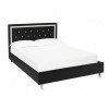LPD Kingsize Black Crystalle Bed Double