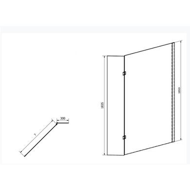 700 Walk In Shower Screen  - 8mm Glass