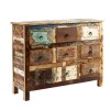 Coastal Apothecary Reclaimed Wood 9 Drawer Storage Cabinet