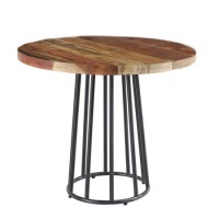 Coastal Reclaimed Wood Round Dining Table