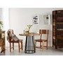 Coastal Reclaimed Wood Round Dining Table