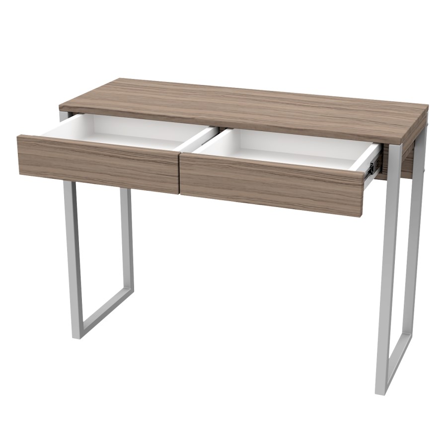 GRADE A1 - Oak Desk with Drawers - Casey