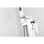 Chrome Freestanding Bath Shower Mixer Tap - Atlas
