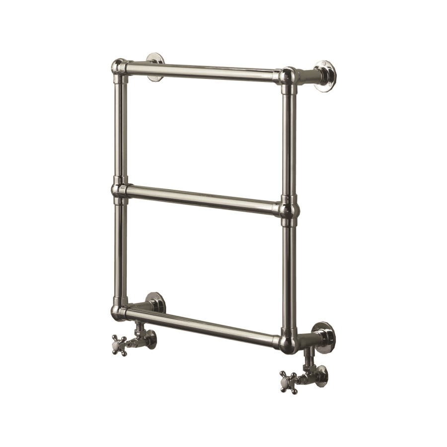 Taylor & Moore Traditional Chrome Heated Towel Rail - H658mm x W658mm