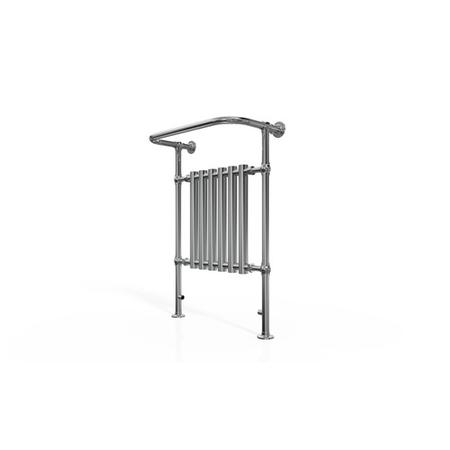 Taylor & Moore Traditional Chrome Heated Towel Rail - 963 x 673 x 230mm