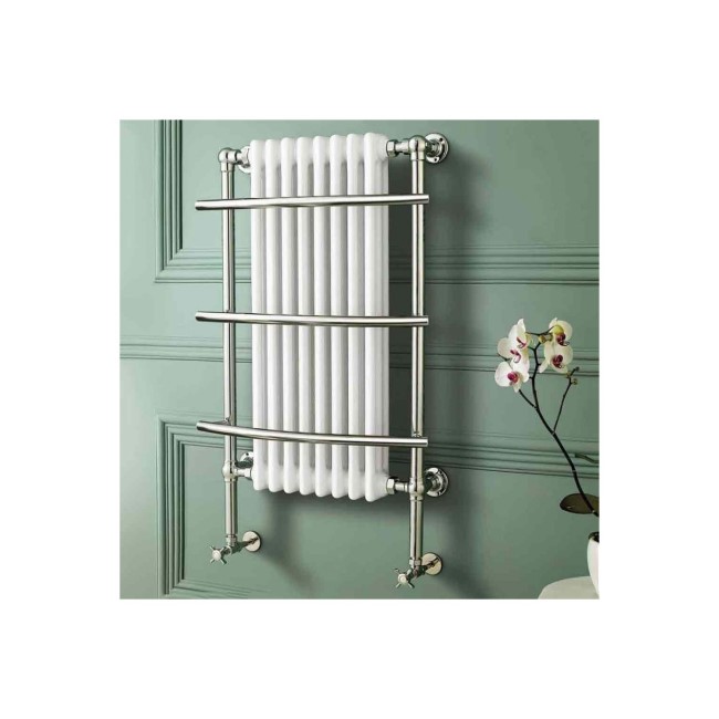 Taylor & Moore White Traditional Wall Mountedl Radiator - 630 x 1000mm