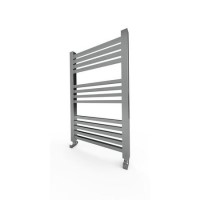Chrome Towel Radiator Square Rails - 800 x 500mm