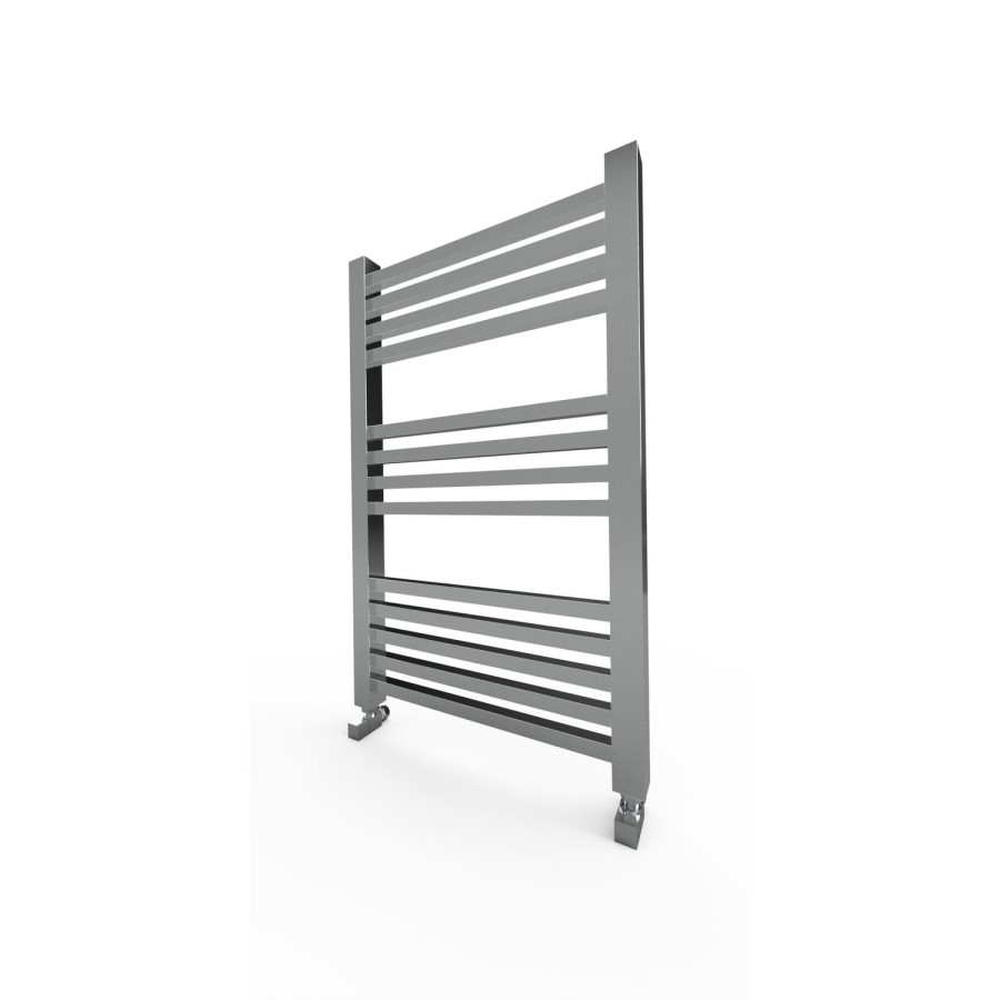 Chrome Towel Radiator Square Rails - 800 x 500mm
