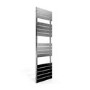 Chrome Bathroom Towel Radiator with Flat Rails - 1600 x 500mm