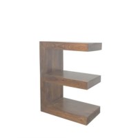 Cuba Sheesham E Shaped Side Table