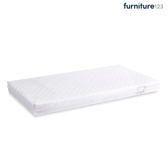 Fibre Cot Bed Mattress with Removable Hypoallergenic Cover - 140cm x 70cm - Cub