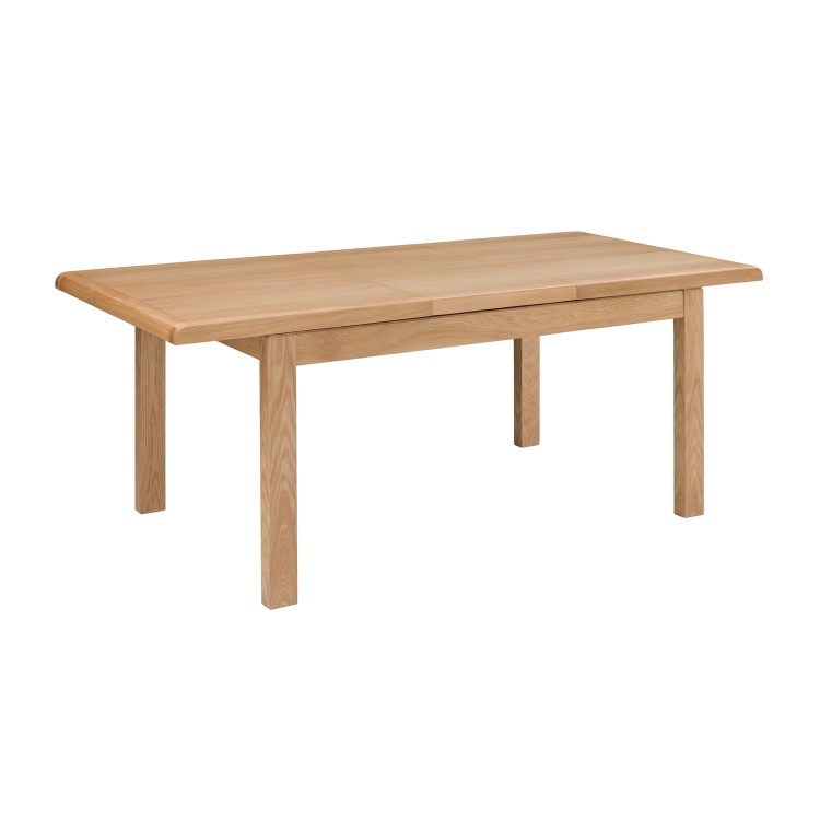 Julian Bowen Curve Oak Extendable Dining Table