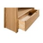 GRADE A2 - Oak TV Unit with Curved Edge TV's up to 45" - Julian Bowen