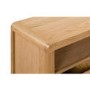 GRADE A2 - Oak TV Unit with Curved Edge TV's up to 45" - Julian Bowen
