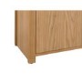 Julian Bowen Curve Oak 3 Door Sideboard