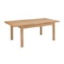 Julian Bowen Curve Oak Extendable Dining Table and 6 Chairs