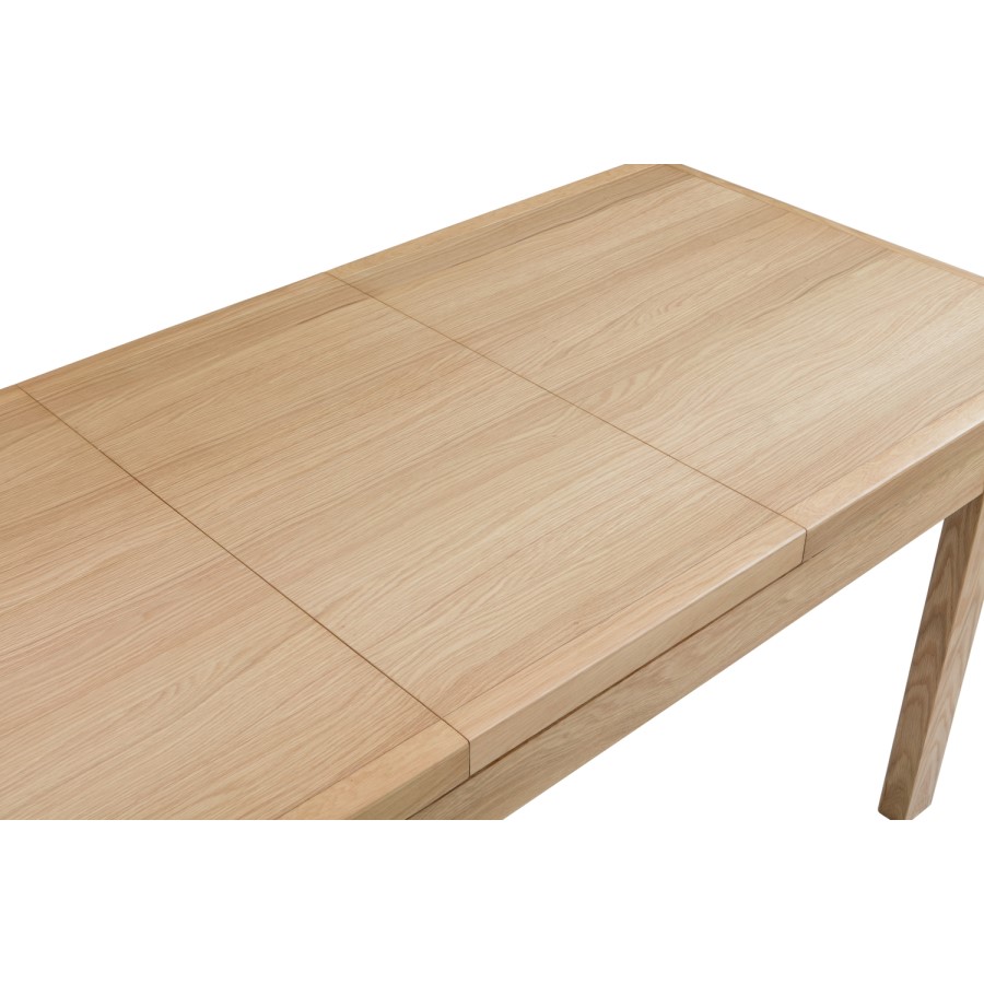 Julian Bowen Curve Oak Extendable Dining Table and 6 Chairs