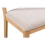 Julian Bowen Curve Oak Extendable Dining Table and 6 Chairs
