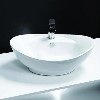 Oval Countertop Sink - 1 Tap Hole