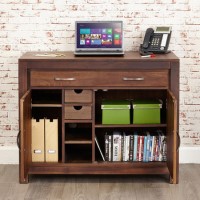 Baumhaus Mayan Solid Walnut Hidden Home Office