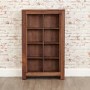 Baumhaus Mayan Solid Walnut Open Storage Cabinet 