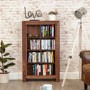 Baumhaus Mayan Solid Walnut Open Storage Cabinet 