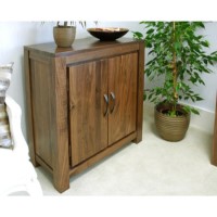 GRADE A1 - Baumhaus Mayan Shoe Cupboard in brown - 20 Pairs