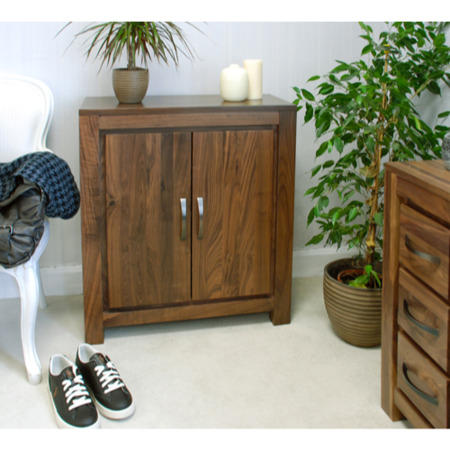 GRADE A1 - Baumhaus Mayan Shoe Cupboard in brown - 20 Pairs