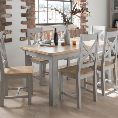Wilkinson Furniture Clemence Soft Grey and Solid Oak Wilkinson Furniture Clemence Soft Grey and Solid Oak