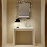 GRADE A1 - Tiffany White High Gloss Narrow Console Table