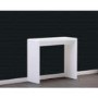 GRADE A1 - Tiffany White High Gloss Narrow Console Table
