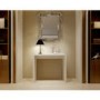 GRADE A1 - Tiffany White High Gloss Narrow Console Table