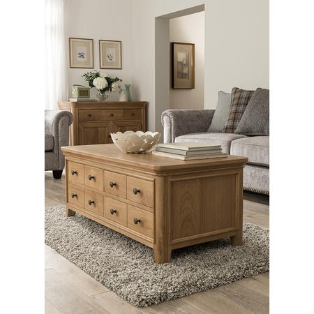 Vida Living Carmen Solid Oak Coffee Table