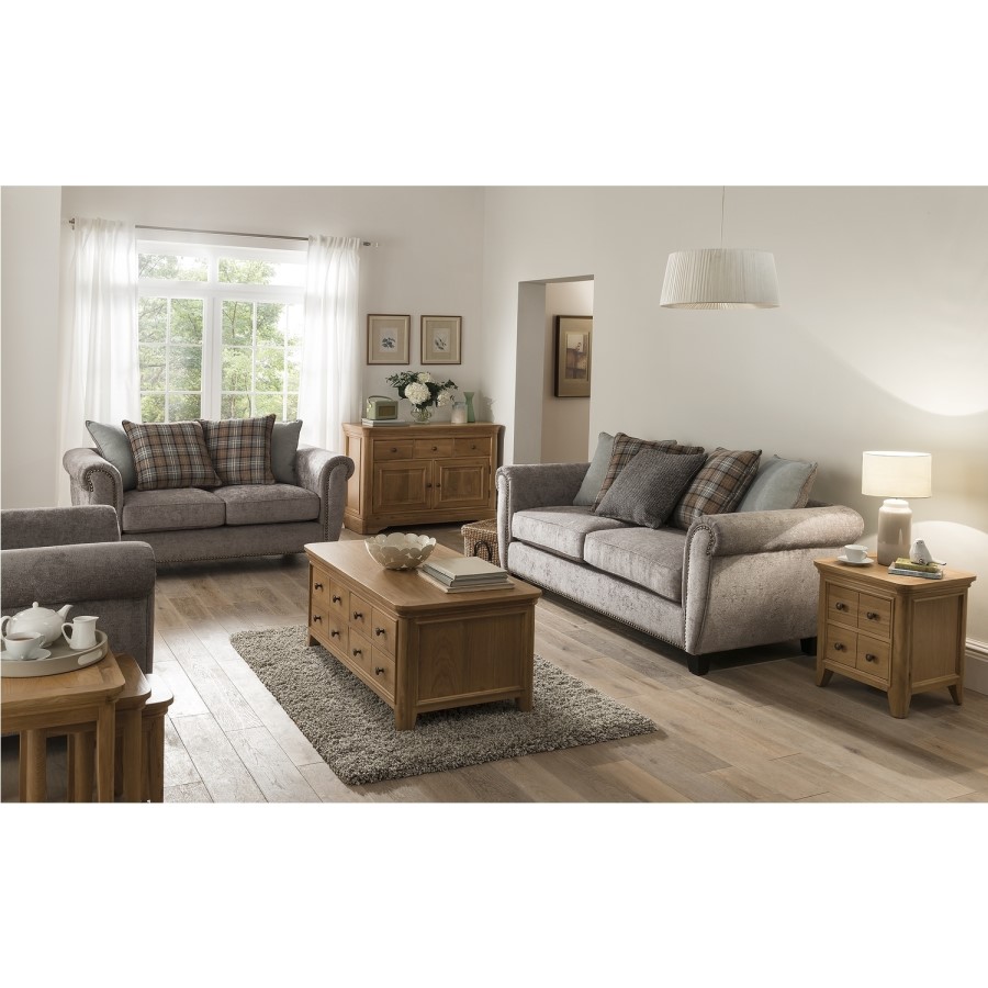 Vida Living Carmen Solid Oak Coffee Table