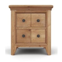 Vida Living Carmen Lamp Table in Oak