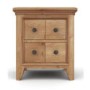 Vida Living Carmen Lamp Table in Oak