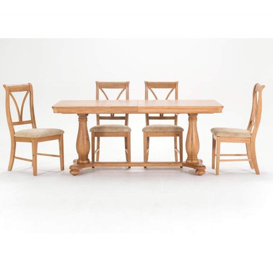 Vida Living Carmen Pair of Dining Chairs in Oak