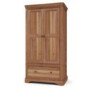 Wilkinson Furniture Carmen 2 Door 1 Drawer Wardrobe in Oak
