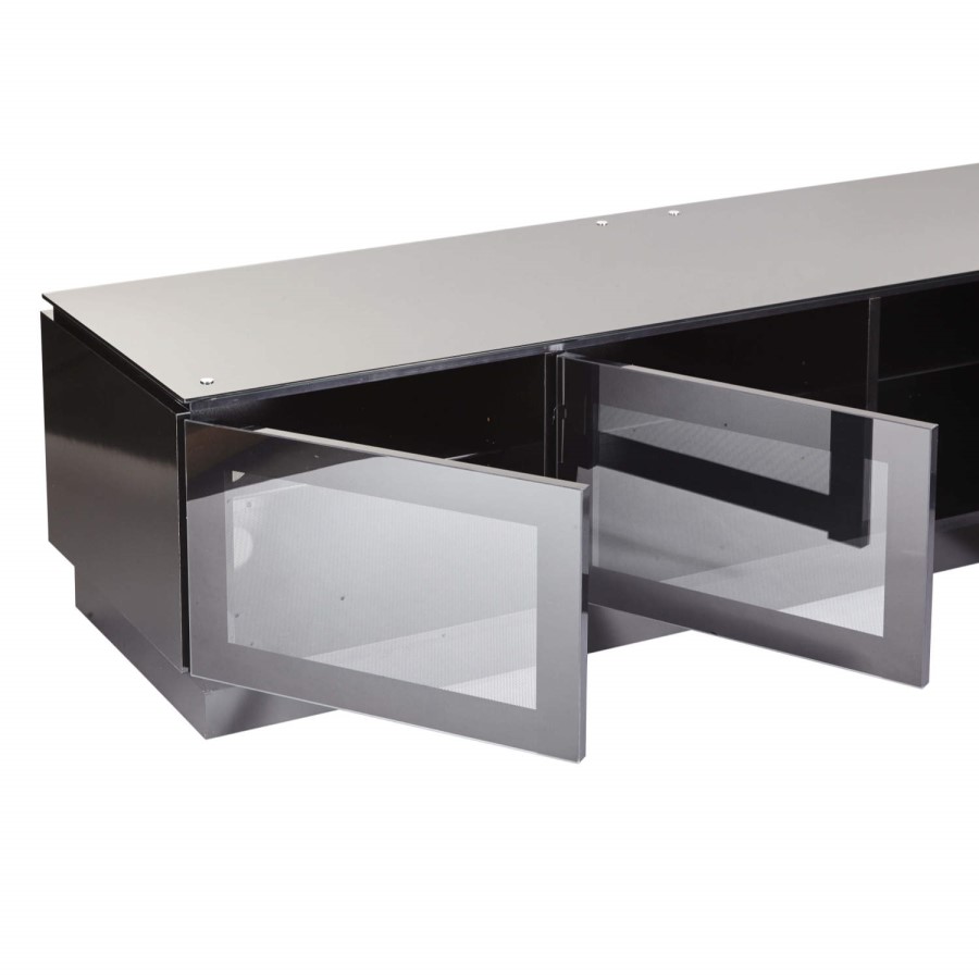 MMT Diamond D1800 Black TV Cabinet - Up to 80 Inch