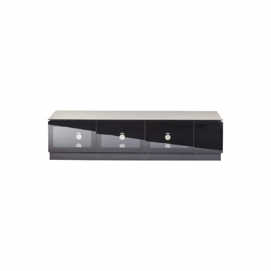 MMT Diamond D1800 Black TV Cabinet - Up to 80 Inch