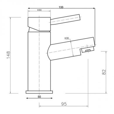 Fontana Mono Basin Mixer Tap & Waste