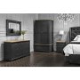 Darley 4+3 Wide Chest of Drawers in Solid Oak and Anthracite
