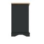 Darley 4+3 Wide Chest of Drawers in Solid Oak and Anthracite