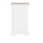 Darley 4+3 Wide Chest of Drawers in Oak and White