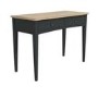 Darley Two Tone Dressing Table in Solid Oak and Anthracite