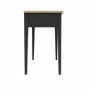 Darley Two Tone Dressing Table in Solid Oak and Anthracite