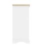 GRADE A1 - Darley Two Tone Chest of Drawers in Soild Oak and White