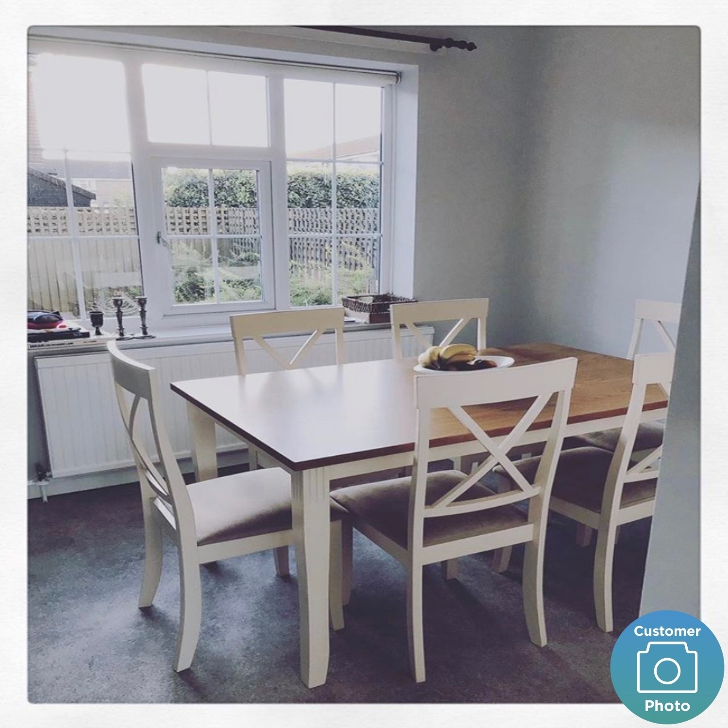 Julian Bowen Davenport Dining Set With 6 Davenport Chairs Furniture123