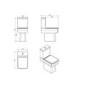 Delta Comfort Height Close Coupled Toilet with Soft Close Seat